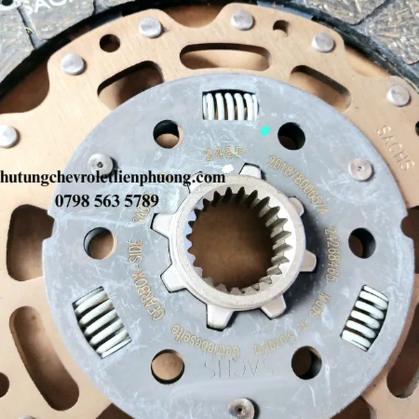 Bộ bàn ép lá côn kép Chevrolet Captiva 2013 máy xăng chính hãng mã 24268466