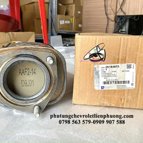 Bầu lọc khí xả chevrolet aveo, cruze 1.6, lacetti mã 25184875