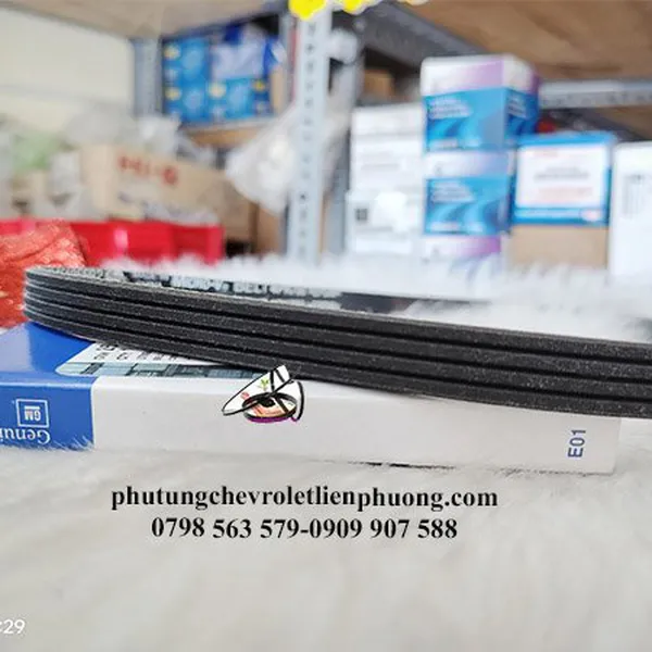 Dây curoa điều hòa spark đời 2018 chính hãng mã 25195592 thông số 4pk788