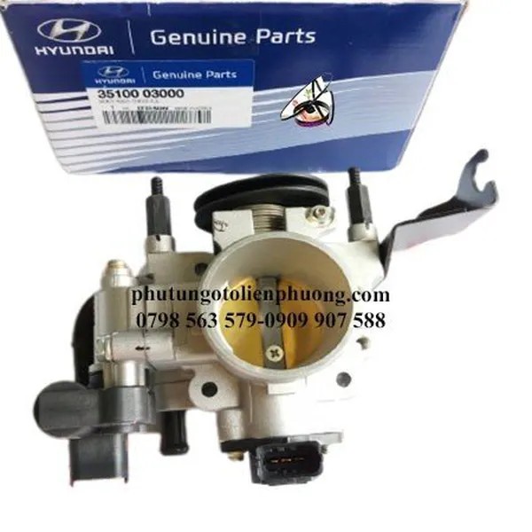Họng ga xe hyundai grand i10 hàng chính hãng