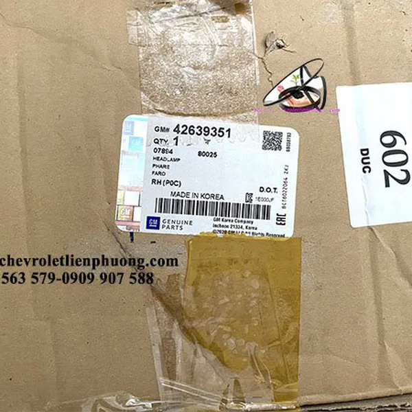 Đèn pha led captiva reww đời 2016 -2019 chính hãng bên phải mã 42639351