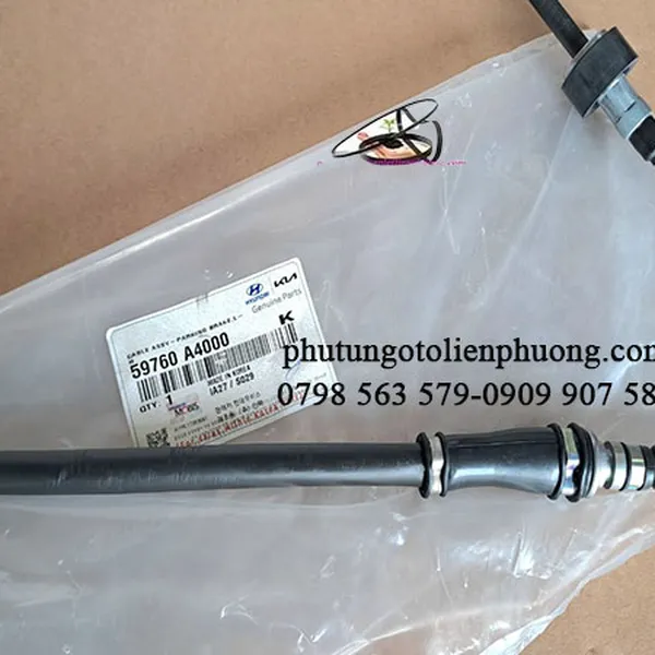 Cáp phanh tay xe kia rondo chính hãng mã 59760A4000