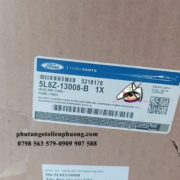 Đèn pha xe ford escape