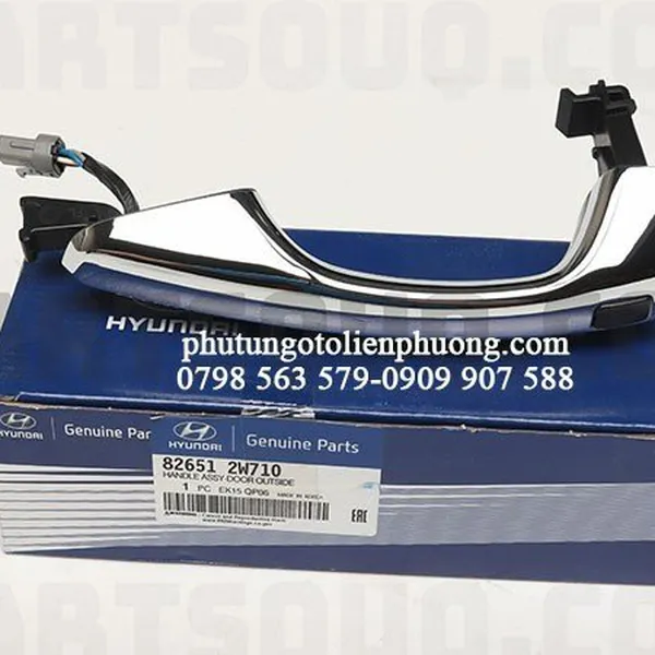 Tay mở cửa trước trái xe hyundai santafe xịn
