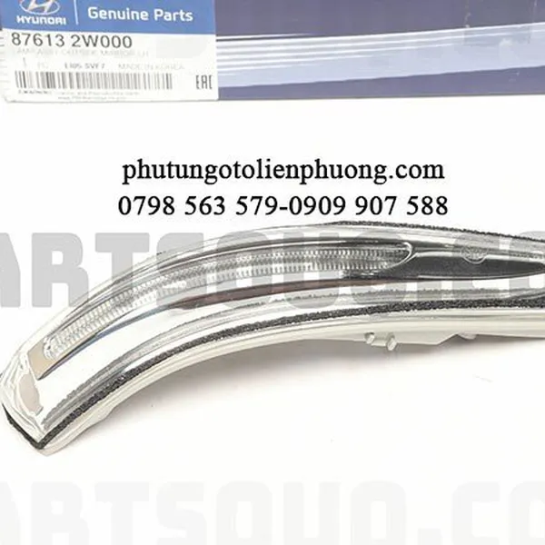 Xi nhan gương trái xe hyundai santafe xịn, mã 876132W000