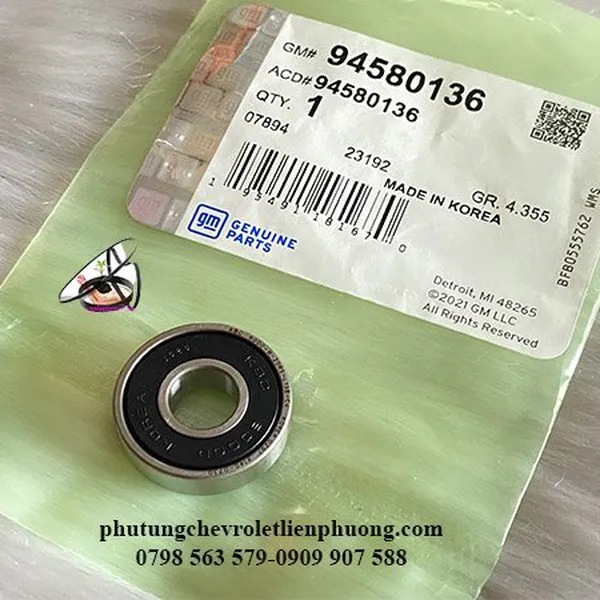 Bạc đạn bánh đà xe matiz 2, spark m300 chính hãng 94580136
