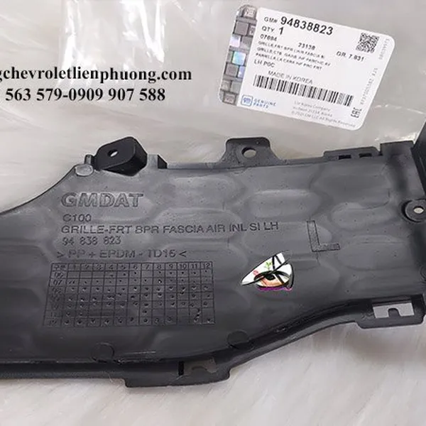 Lưới cản dưới trước trái chevrolet captiva chính hãng mã 94838823