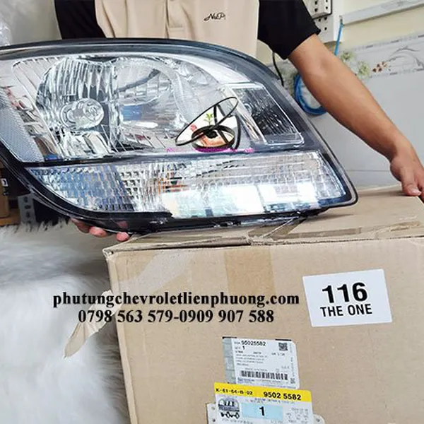 Đèn pha phải chevrolet orlando chính hãng gm chất lượng 95025582