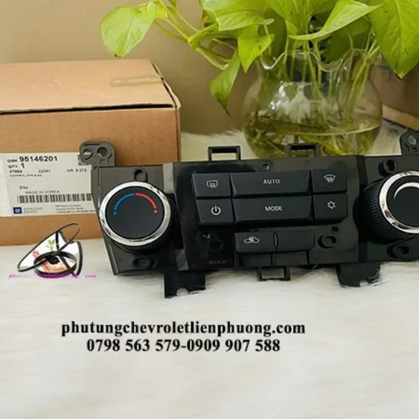 Cụm công tắc điều khiển điều hoà chevrolet cruze chính hãng gm mã 95146201