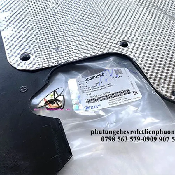Chắn bùn gầm động cơ Chevrolet Cruze chính hãng mã 95389395