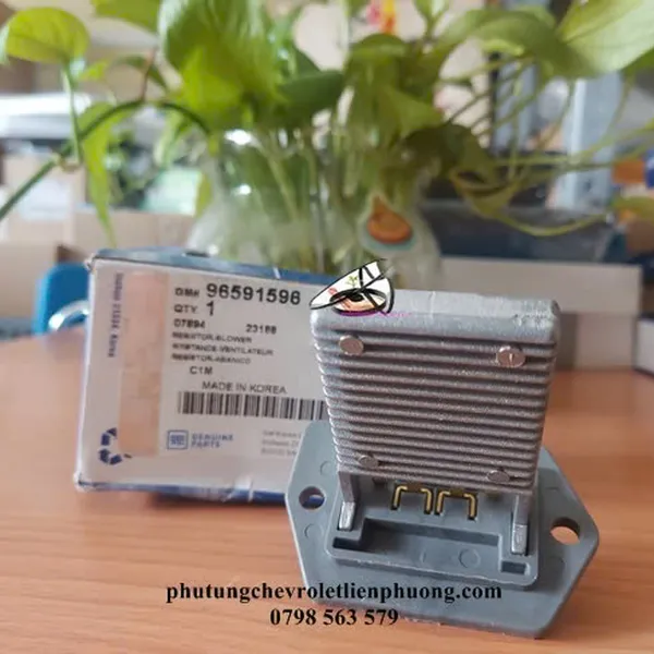 Biến trở quạt gió điều hòa spark M200 , Matiz 3 chính hãng 96591596