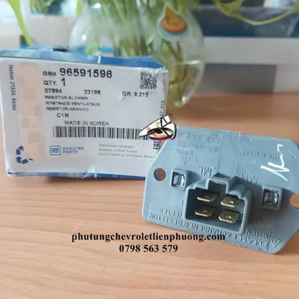 Biến trở quạt gió điều hòa spark M200 , Matiz 3 chính hãng 96591596