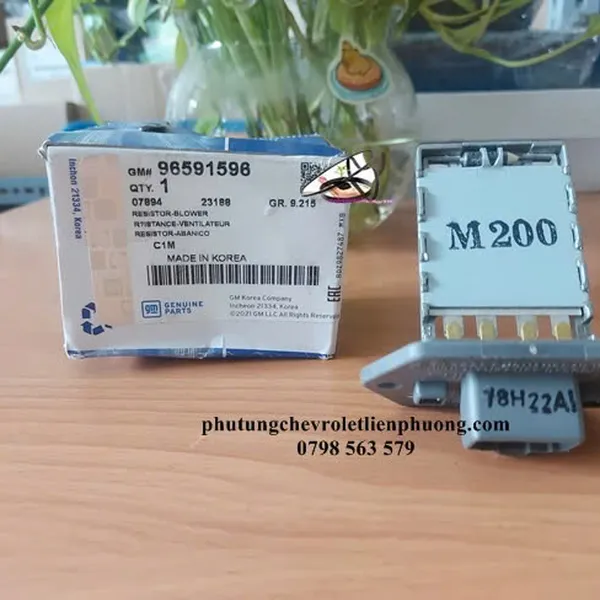 Biến trở quạt gió điều hòa spark M200 , Matiz 3 chính hãng 96591596