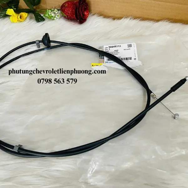 Cáp mở nắp capo Chevrolet Aveo chính hãng mã 96649313