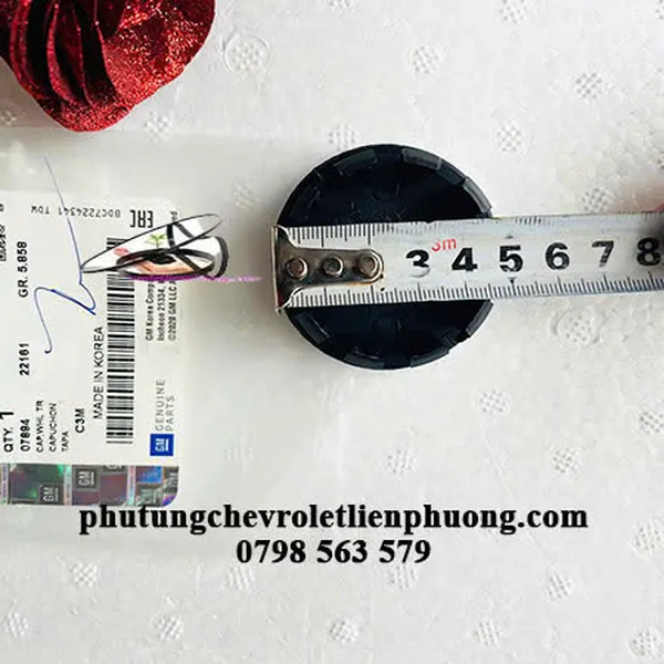 Nắp chụp mâm Spark M300, Captiva c140 chính hãng màu bạc 96682160