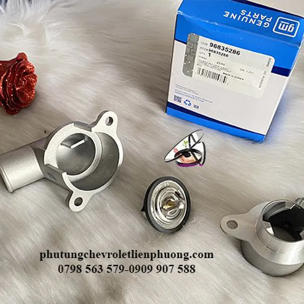 Van hằng nhiệt nhôm lacetti cruze 1.6 chính hãng gm mã 96835286