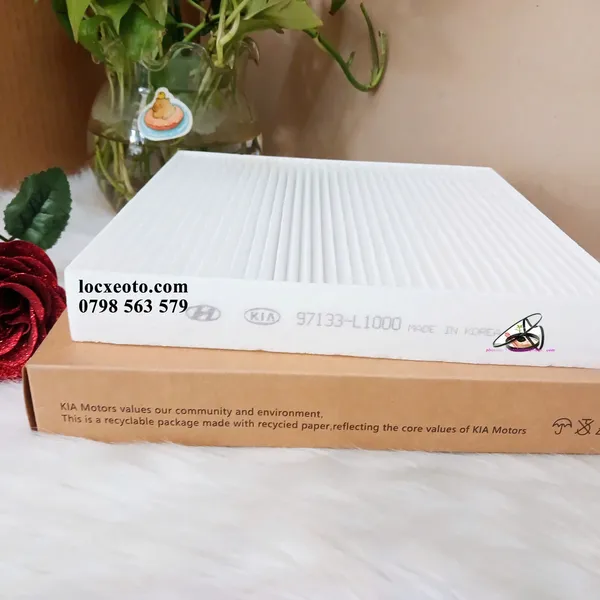 Lọc gió điều hòa Santafe (21-22), Carnival(21-22), Kia Sorento (21-22) hàng chuẩn đẹp mã  97133-L1000