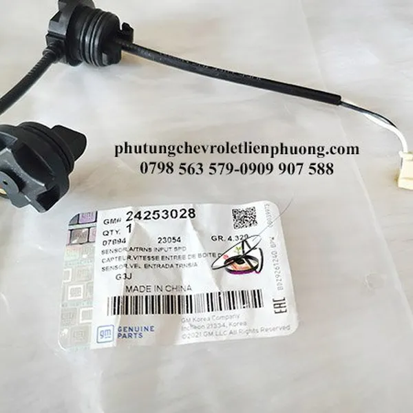 Cảm biến đầu vào hộp số xe cruze, laceti - mã 24253028 hàng xịn chính hãng gm