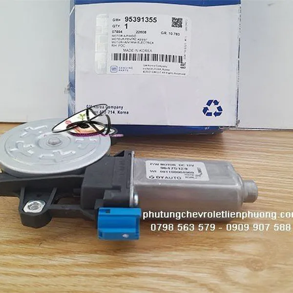 Mô tơ nâng kính trước phải xe Laceti việt mã 95391355 chính hãng