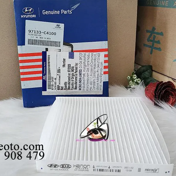 Lọc gió điều hoà hyundai i10 đời 2022 chính hãng mã 97133-C4100