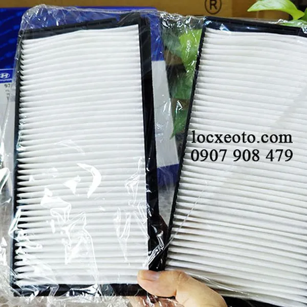 Lọc gió điều hòa solati, santafe, sedona, tucson - chất lượng mã 97163-59000