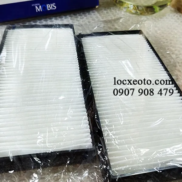 Lọc gió điều hòa solati, santafe, sedona, tucson - chất lượng mã 97163-59000