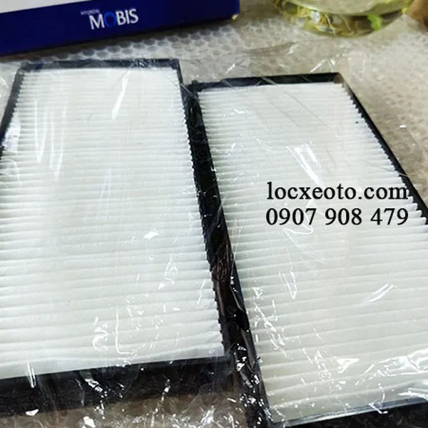 Lọc gió điều hòa solati, santafe, sedona, tucson - chất lượng mã 97163-59000