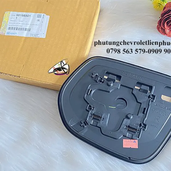 Mặt gương phải chevrolet colorado, traiblazer chính hãng mã 98186801