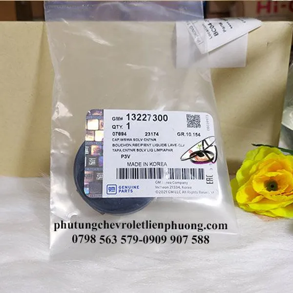 Nắp bình nước rửa kính xe cruze lacetti orlando chính hãng mã 13227300