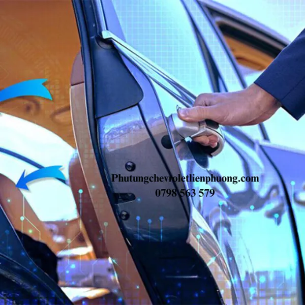 Ổ khoá ngậm cửa trước trái Chevrolet Vivant chính hãng mã 96292105