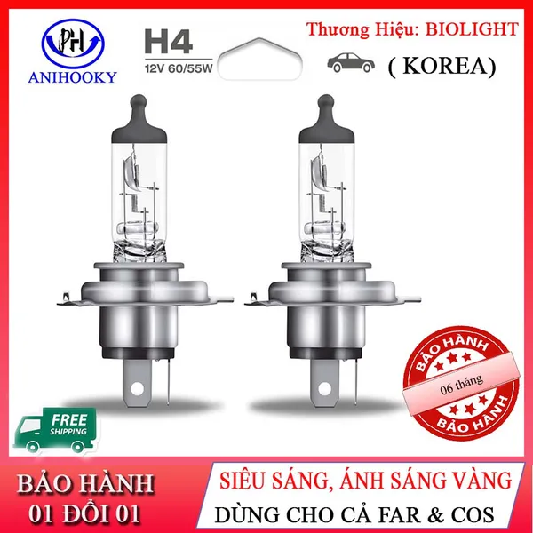 BÓNG ĐÈN H4 12V60 / 55W