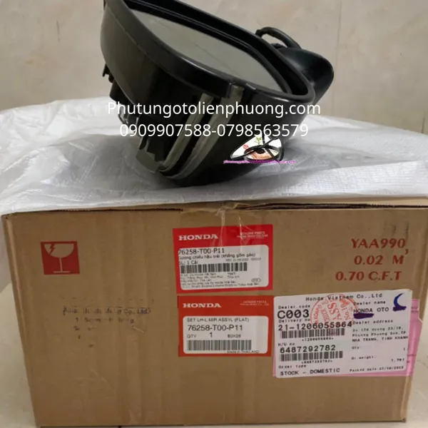 GƯƠNG CHIẾU HẬU HONDA CITY  2021