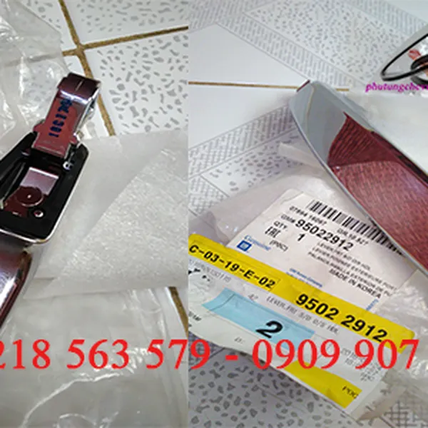 Tay mở cửa ngoài xe captiva c140