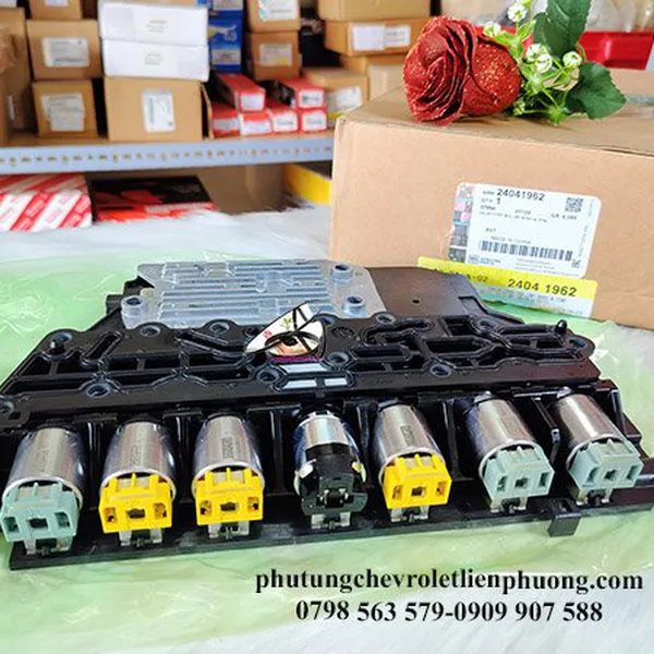 Van điện hộp số xe trax, hộp điều khiển hộp sổ tự động cruze 1.8 chính hãng mã 24041962