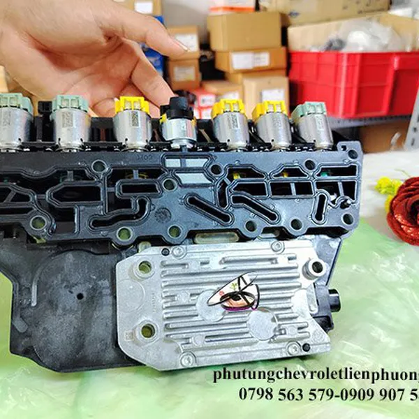 Van điện hộp số xe trax, hộp điều khiển hộp sổ tự động cruze 1.8 chính hãng mã 24041962