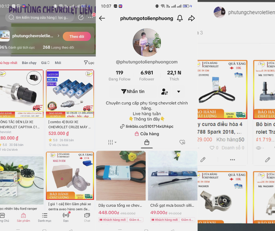 trang bán hàng shopee, tiktok, lazada trang bán hàng shopee, tiktok, lazada