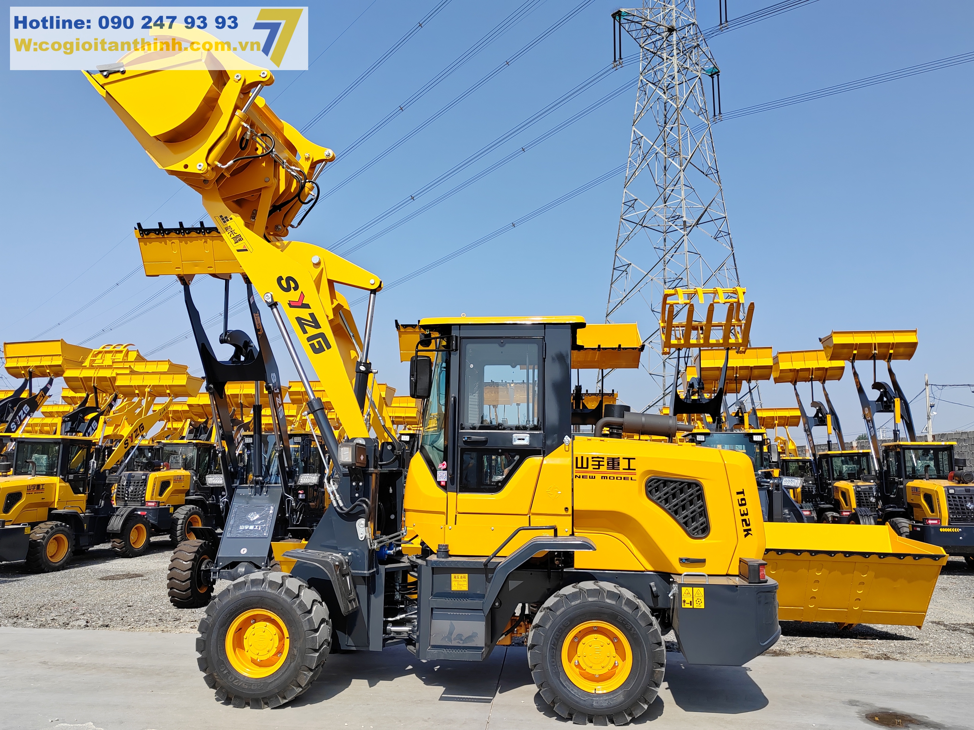 xe kẹp gỗ syzg T932K