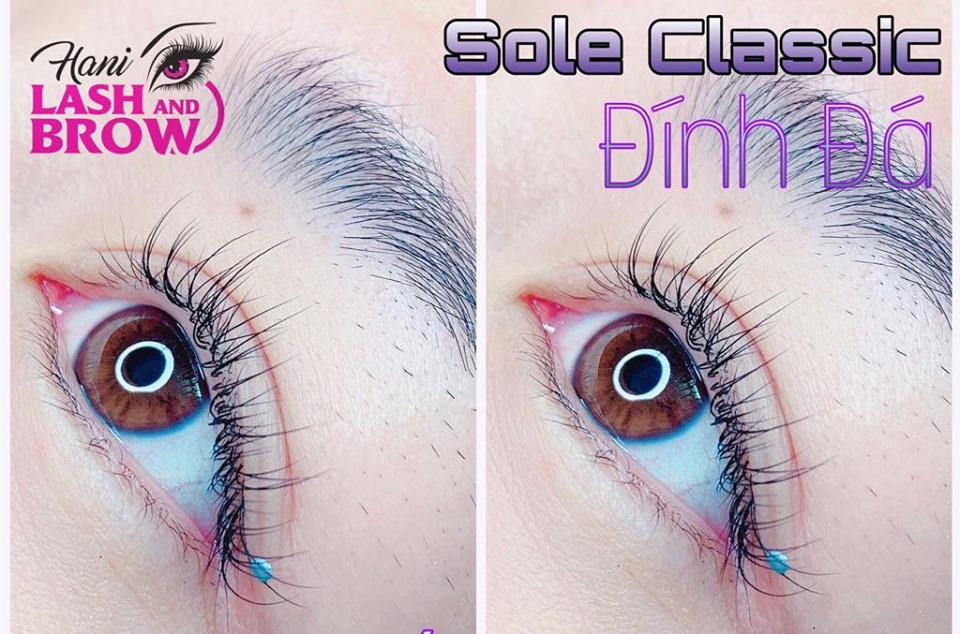 lông mi đính dá