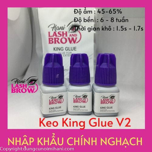 keo nối mi khô nhanh bền và không cay