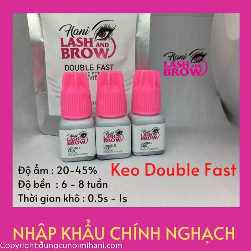 keo nối mi khô nhanh, keo nối mi mi bền và không cay