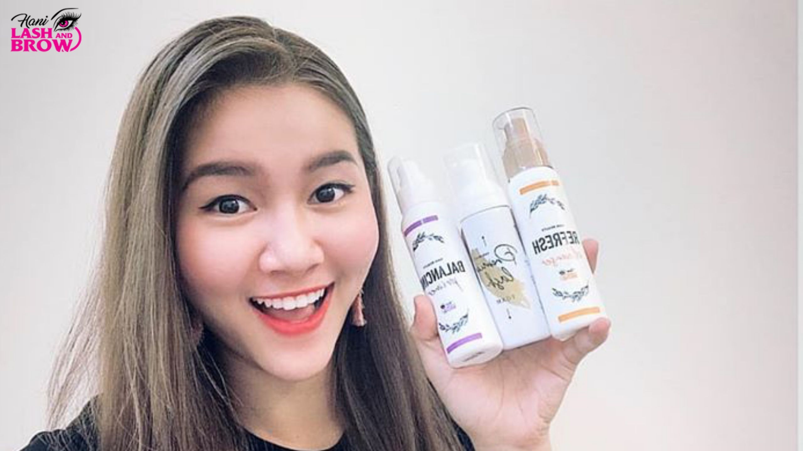 dung dịch dưỡng mi, bọt vệ sinh mi