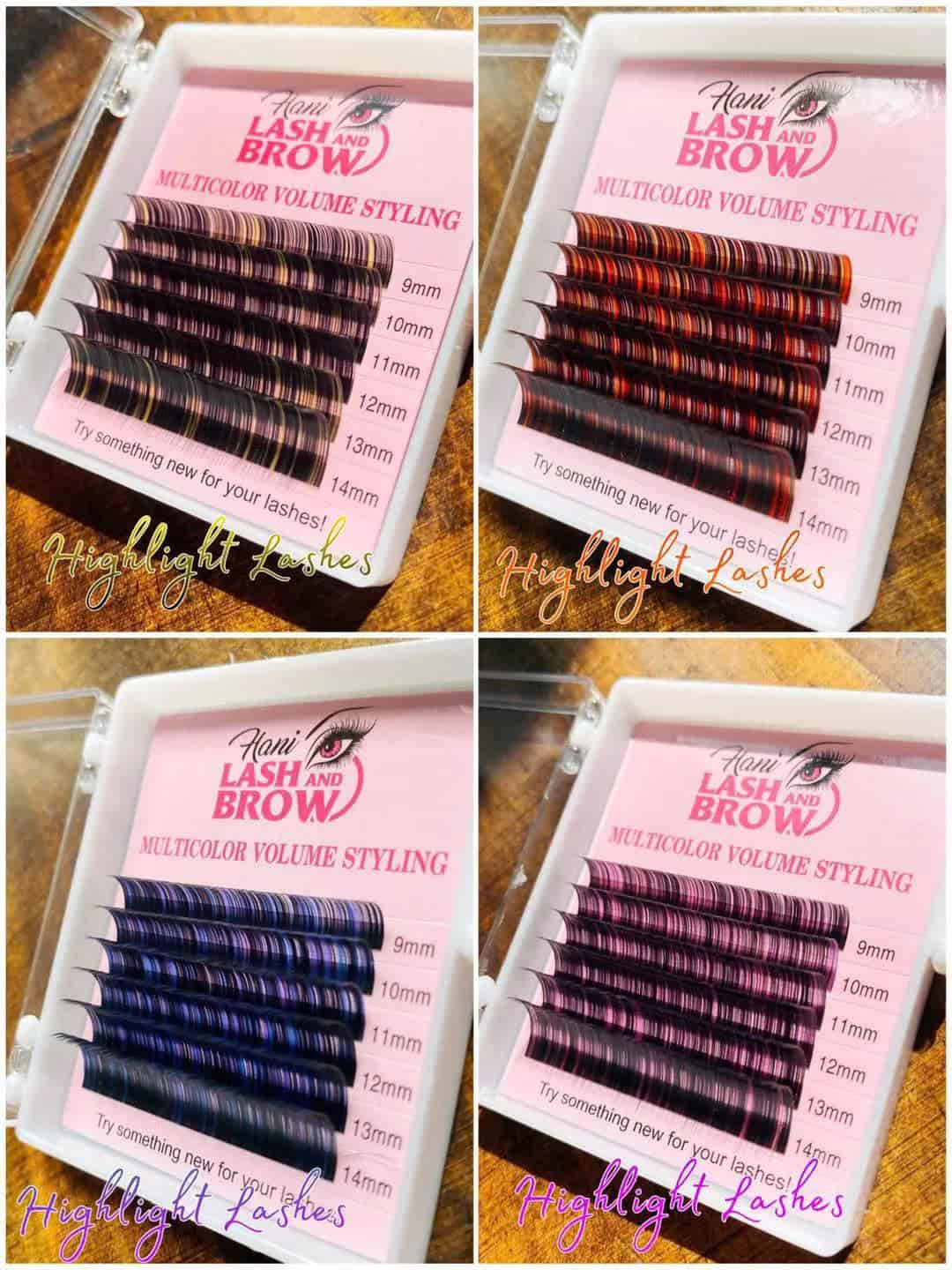 Đặc điểm mi khay galaxy highlight mix size và độ cong đa dạng