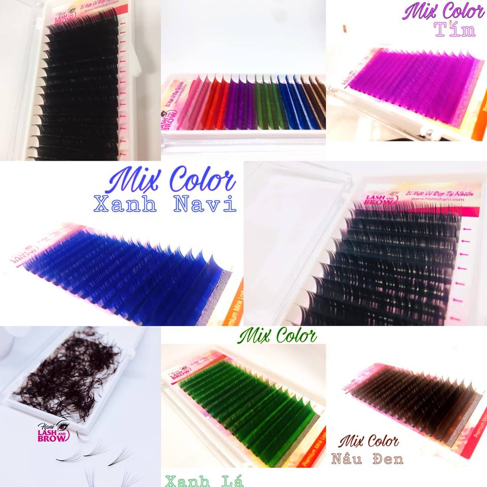 lông mi màu