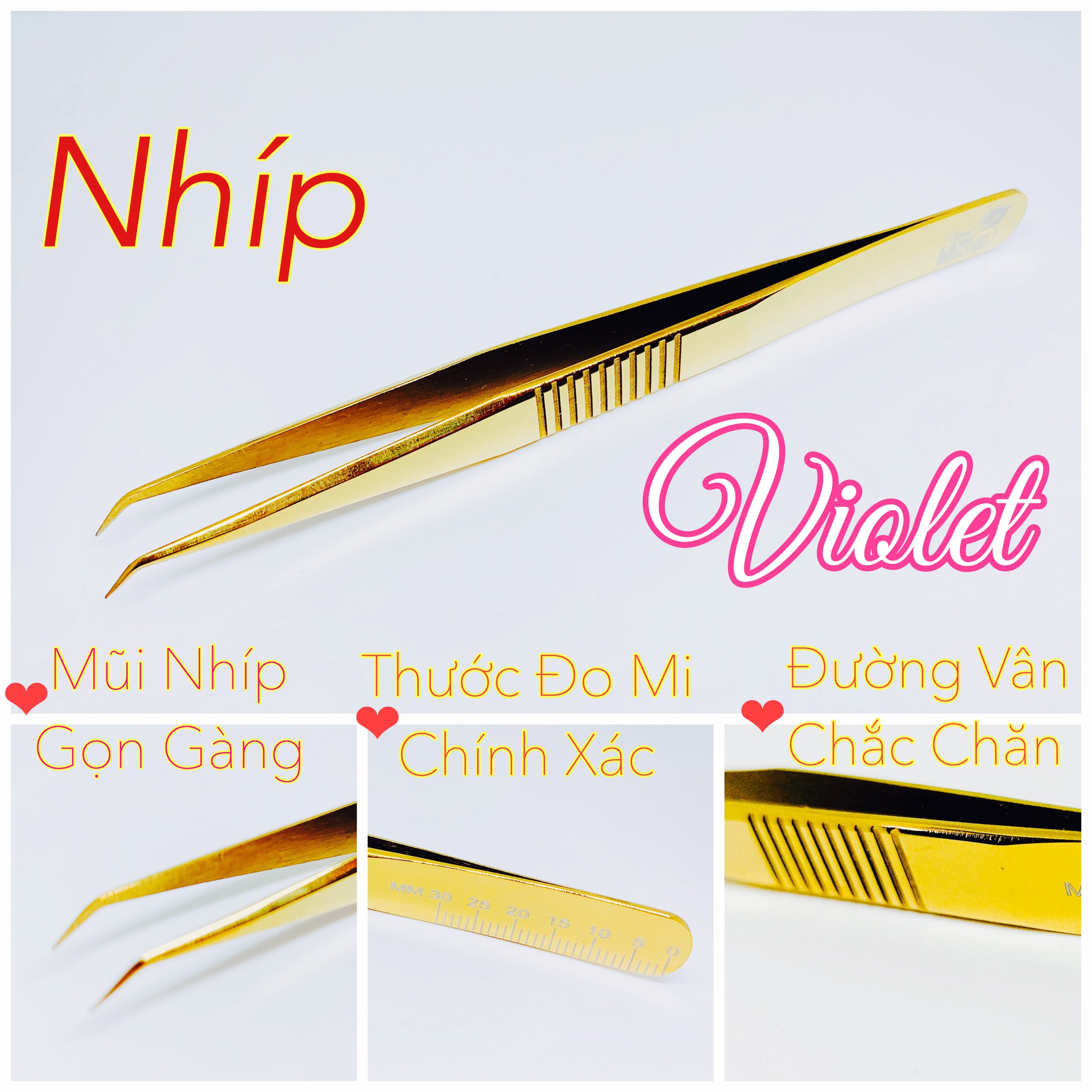 trọn bộ nhíp nối mi giá rẻ