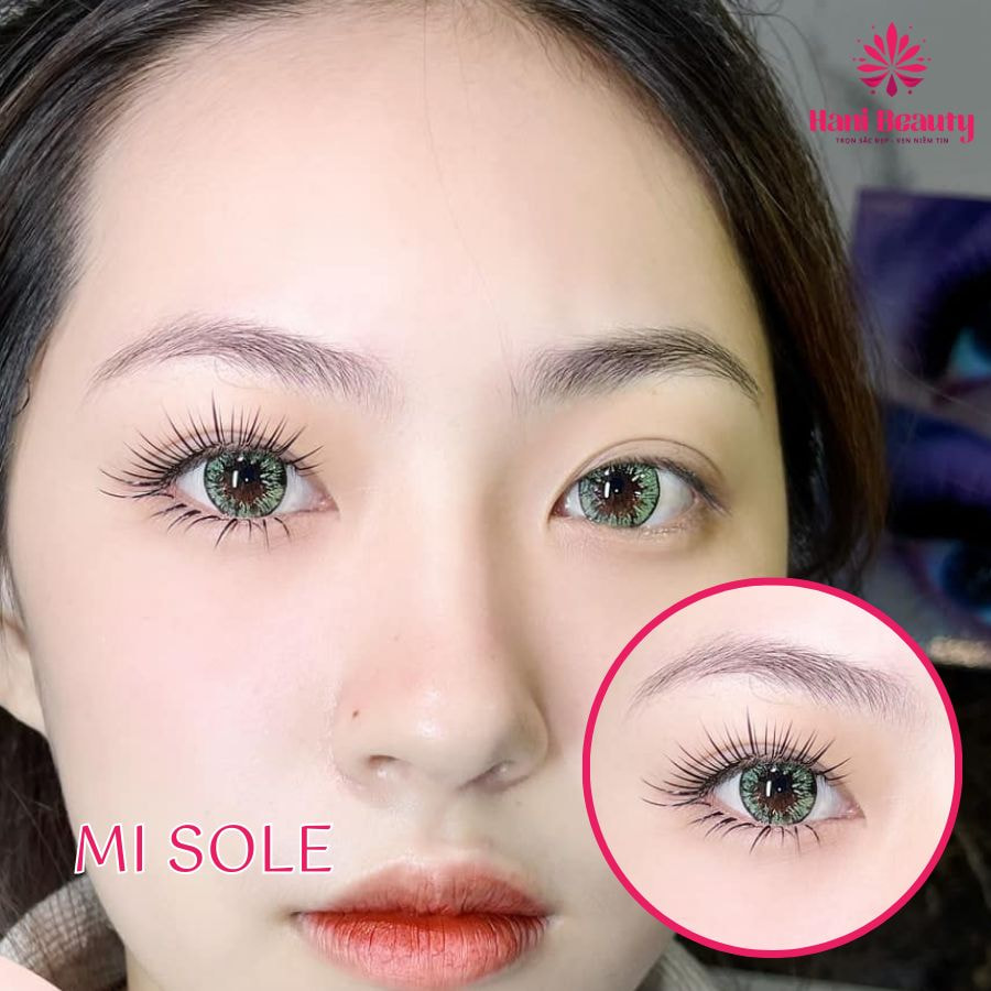 Mi sole là mẫu nối mi hot mùa hè, mang phong cách nhẹ nhàng, tự nhiên.