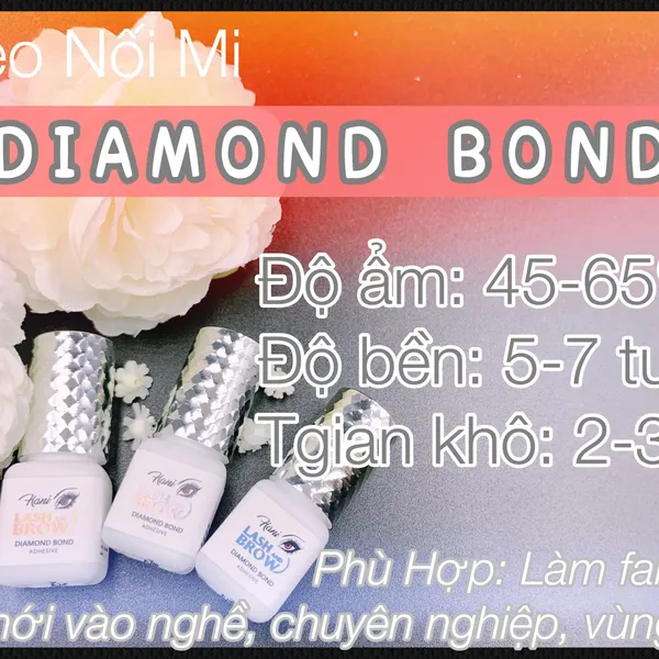 KEO NỐI MI TRONG SUỐT DIAMOND BOND - KHÔNG MÀU - KHÔNG KÍCH ỨNG - ĐỘ BỀN CAO