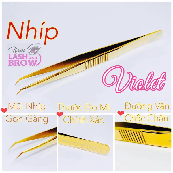 NHÍP NỐI MI ĐA NĂNG VIOLET (THƯỚC ĐO)