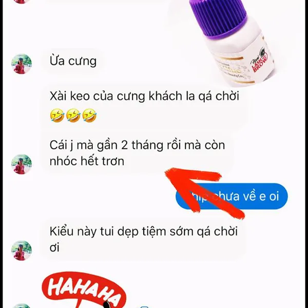 KEO NỐI MI KHÔ CHẬM KING GIUE VER 1 (3 GIÂY)