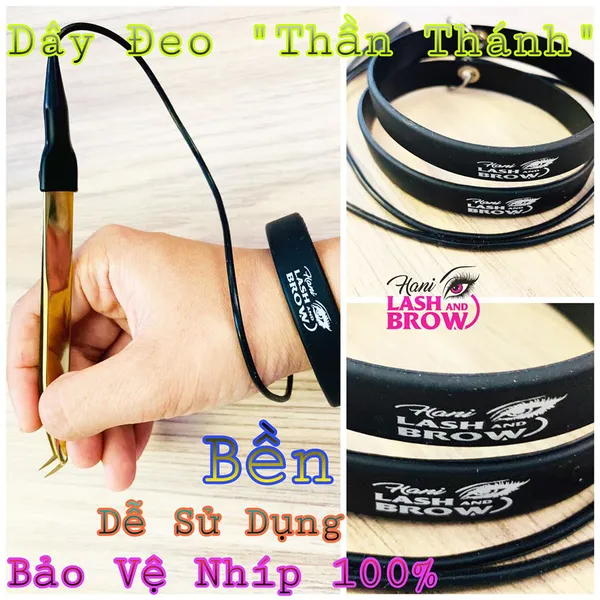 DÂY ĐEO TAY BẢO VỆ NHÍP NỐI MI - CHỐNG RƠI NHÍP