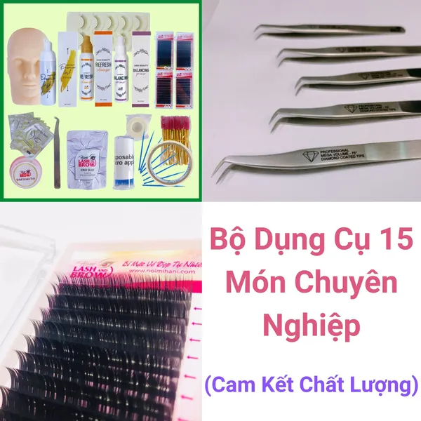BỘ DỤNG CỤ NỐI MI MEGA VOLUME + KHOÁ HỌC NỐI MI MEGA ONLINE
